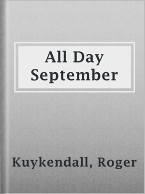 cover image of All Day September